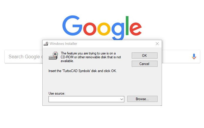 Chrome starts Windows Installer