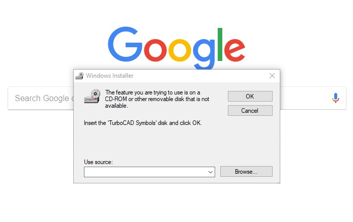 Chrome starts Windows Installer. How to fix the error?