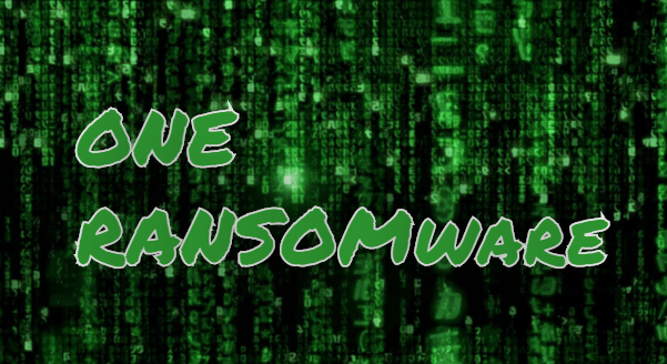 remove One ransomware