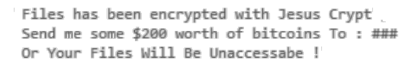 remove JesusCrypt ransomware