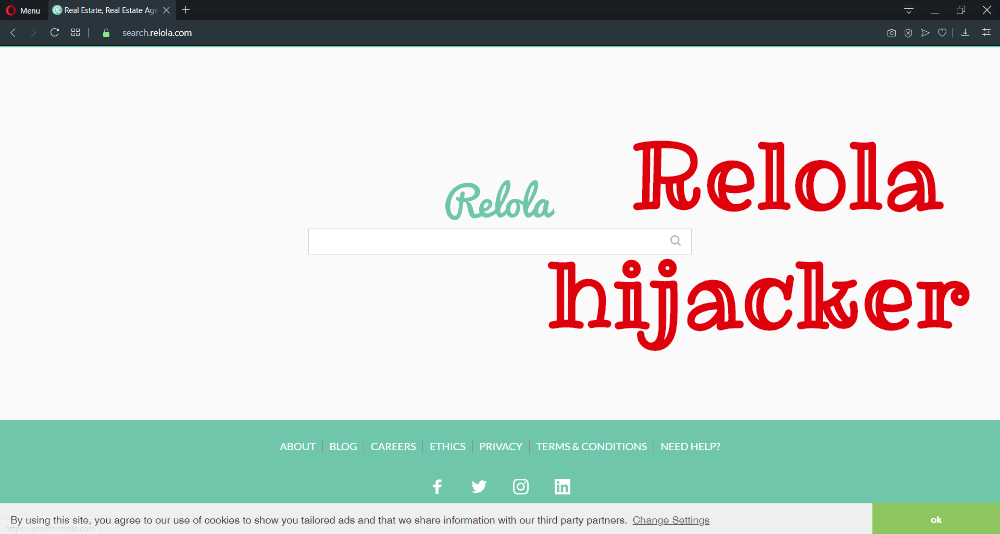  remove Relola hijacker