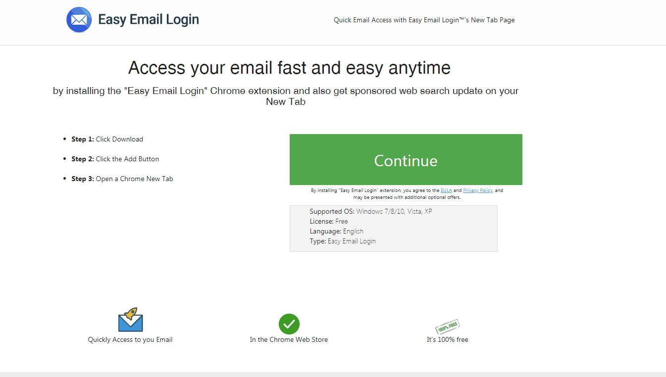  remove Easy Email Login hijacker