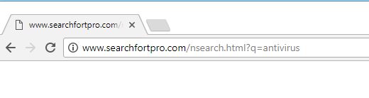 How to remove Searchfortpro.com redirect