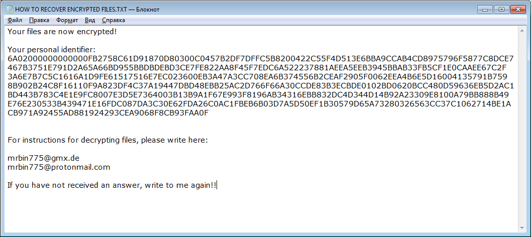 How to remove Bin 2 ransomware and decrypt .bin2 files