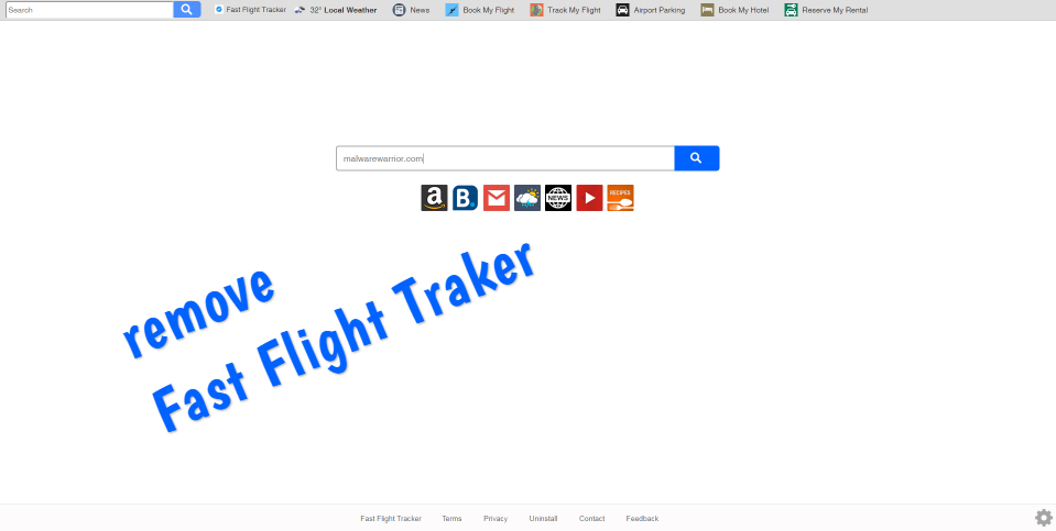 How to remove Fast Flight Tracker