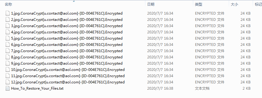 decrypt .CoronaCrypt files