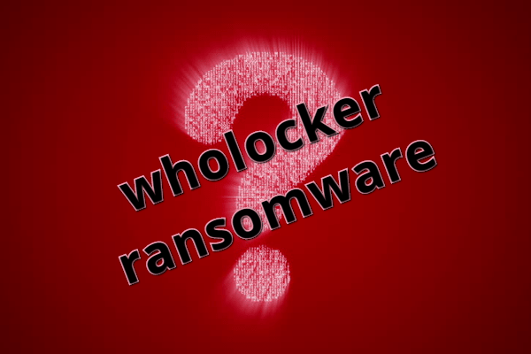 remove WhoLocker ransomware
