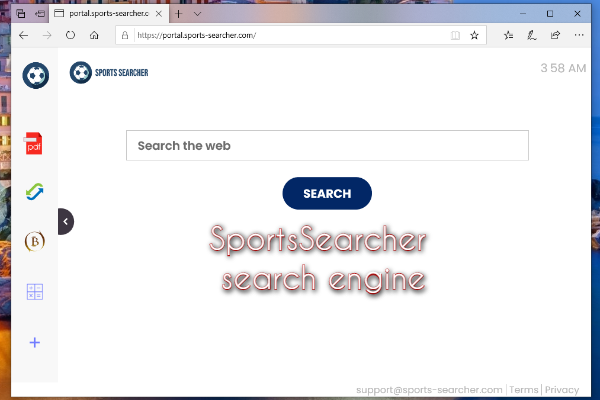 How to remove SportsSearcher