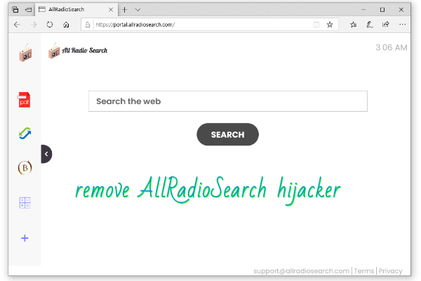 How to remove AllRadioSearch hijacker