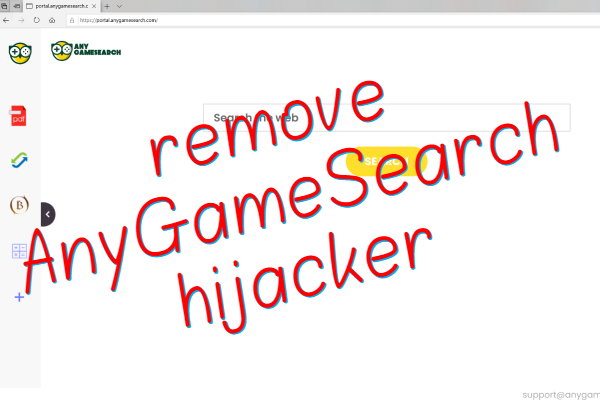 How to remove AnyGameSearch