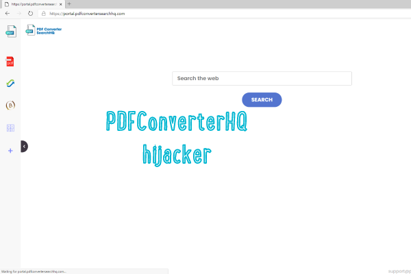 How to remove PDFConverterSearchHQ