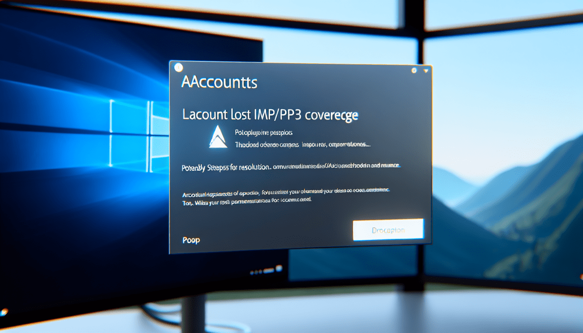 How to remove Account(s) Lost IMAP/POP3 Coverage pop-ups