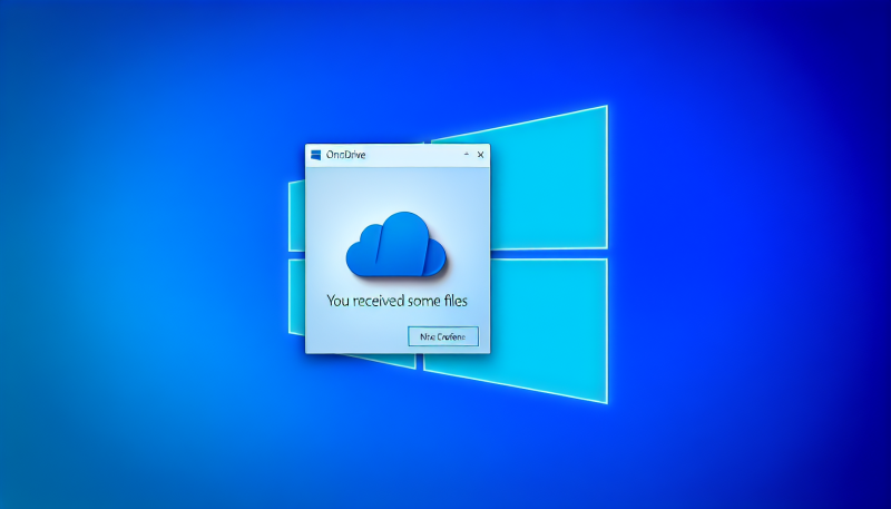 onedrive - you received some files ads