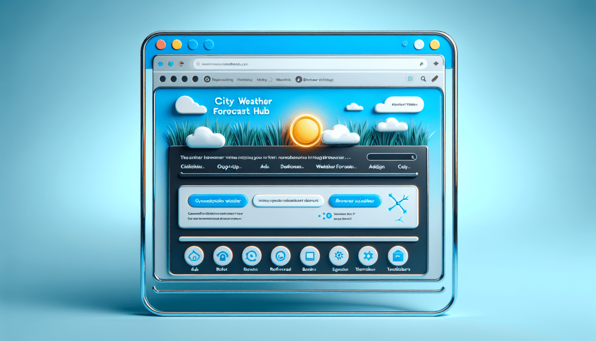 How to remove City Weather Forecast Hub