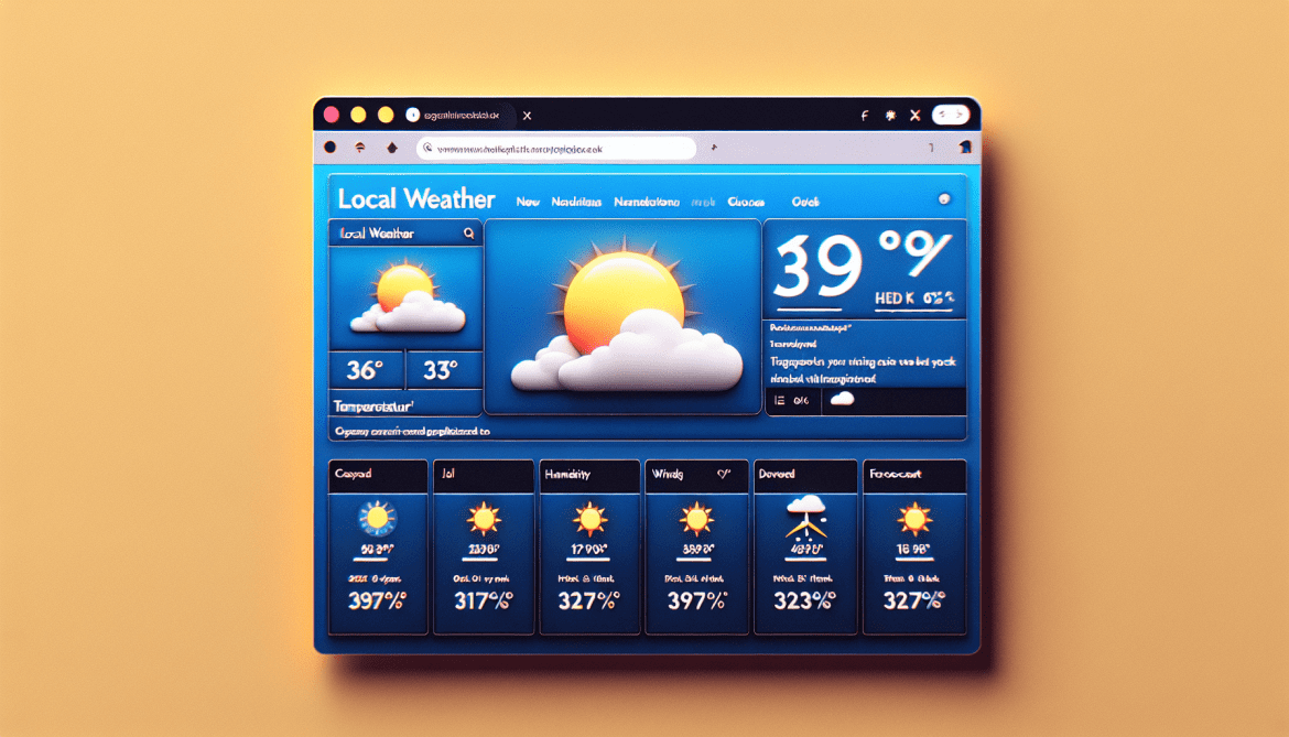 How to remove Local Weather Tab