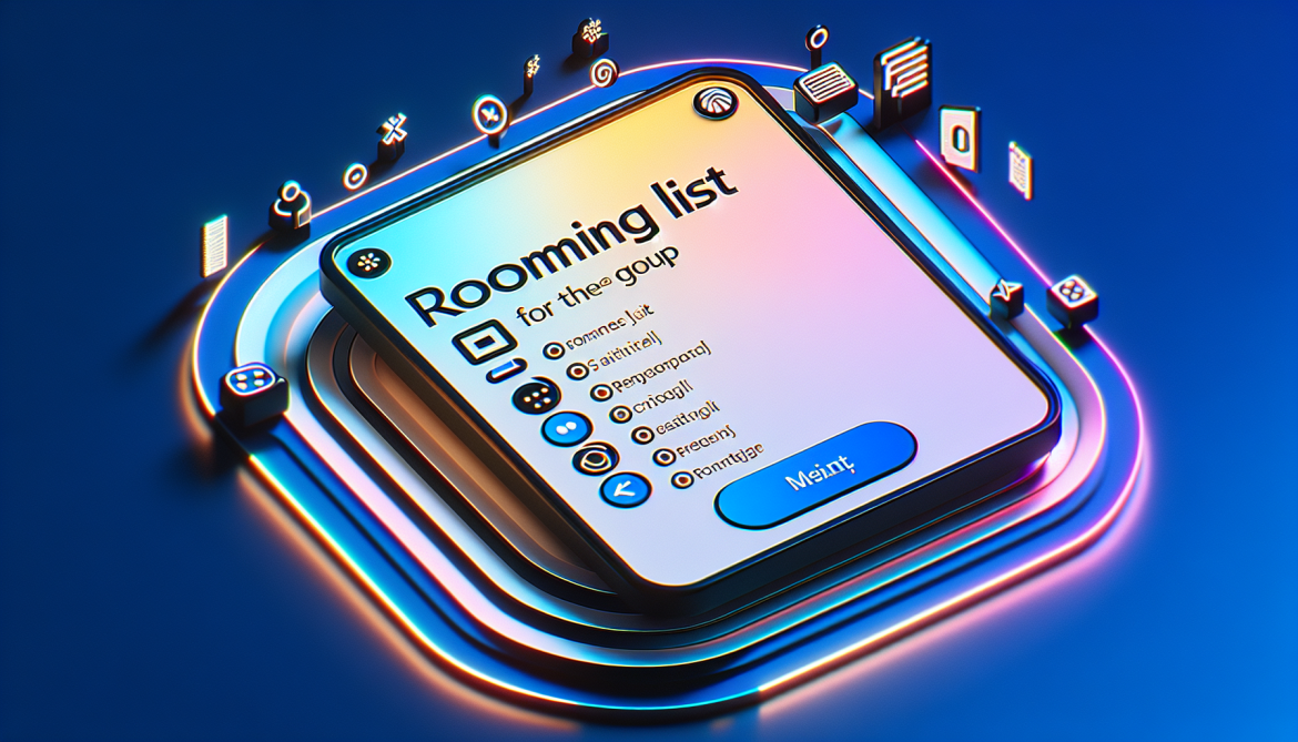 How to remove Rooming List For The Group pop-ups