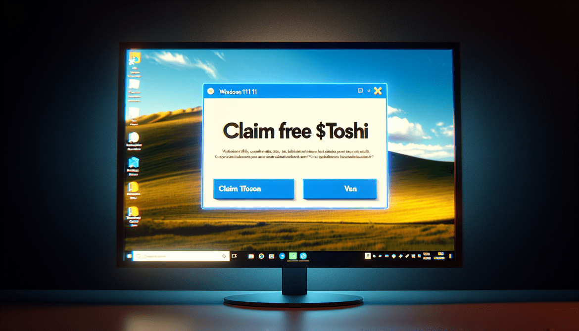 How to remove CLAIM FREE $TOSHI pop-ups