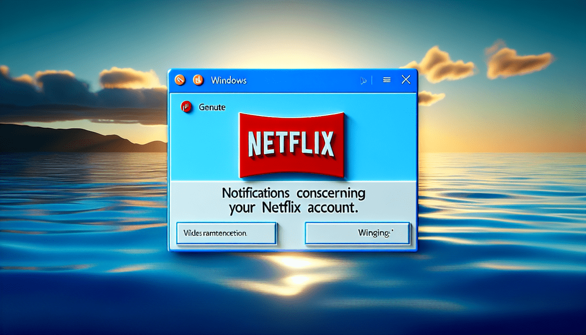 How to remove Notification Concerning Your Netflix Account pop-ups