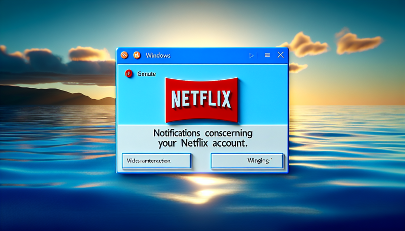 notification concerning your netflix account ads