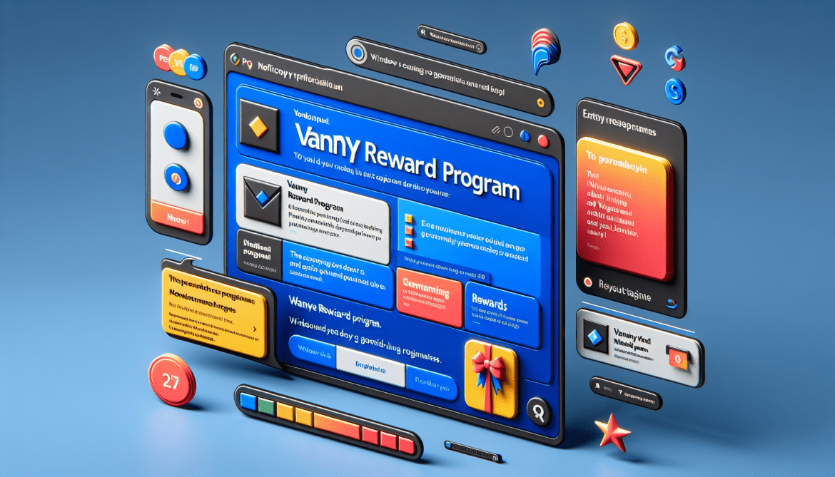 How to remove VANRY Reward Program pop-ups