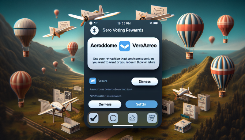 aerodrome $veaero voting rewards ads