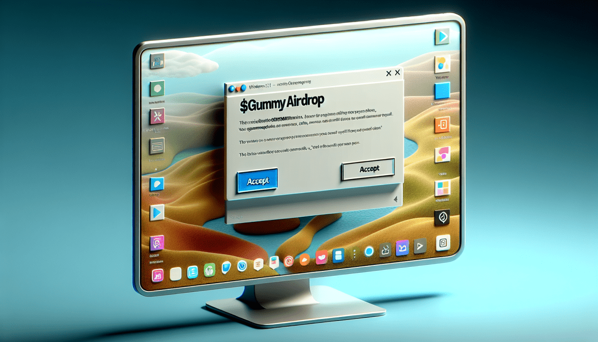 How to remove $GUMMY Airdrop pop-ups