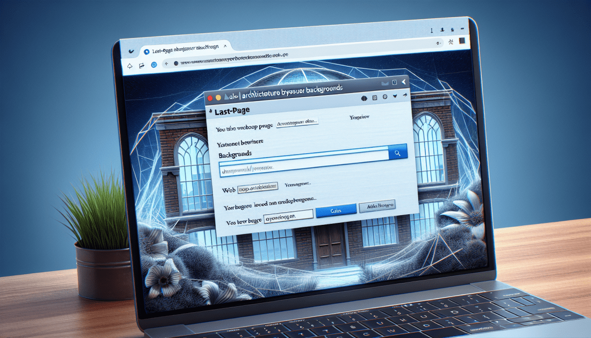 How to remove Last-Page Architecture Browser Backgrounds