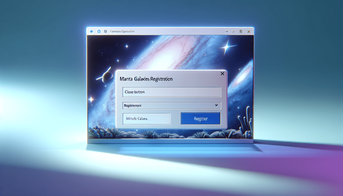 How to remove Manta Galaxies Registration pop-ups