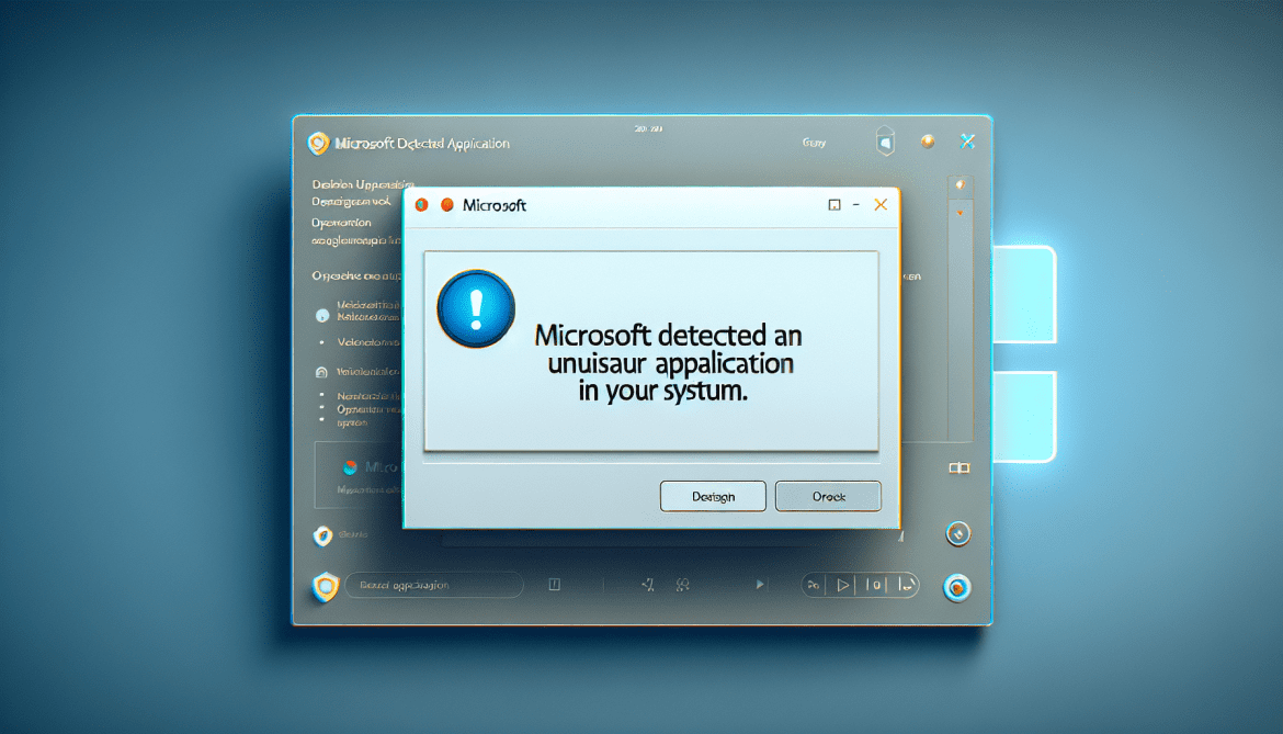 How to remove Microsoft Detected A Unusual Application In Your System pop-ups