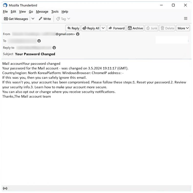 How to stop Your Password Changed email scam