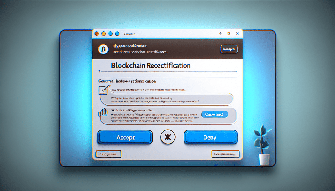 How to remove Blockchain Rectification pop-ups