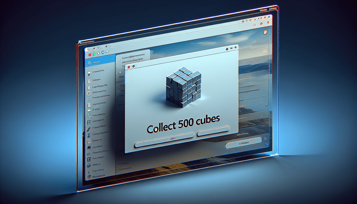 How to remove Collect 500 CUBEs pop-ups