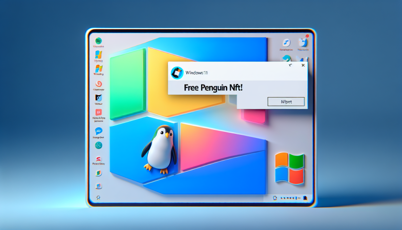 free penguin nft ads