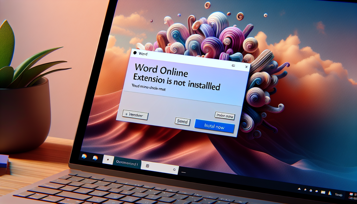 How to remove Word Online Extension Is Not Installed pop-ups